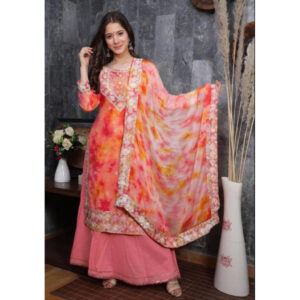 AC200 Orange Kurti Set v2