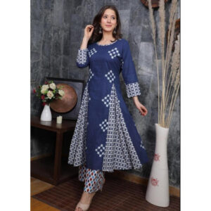 AC204 Blue Kurti